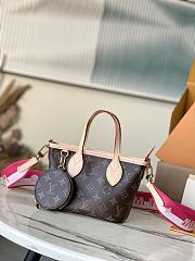 Bagsaaa Louis Vuitton M46786 Neverfull BB Peony Pink Monogram - 24 x 14 x 9 cm - 1