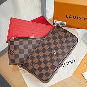 Bagsaaa Louis Vuitton N40492 Félicie Pochette Damier Ebene - 21 x 12 x 3 cm - 5