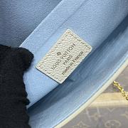Bagsaaa Louis Vuitton M83025 Félicie Pochette Latte/Candy Blue - 21x12x 3 cm - 3