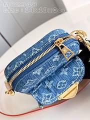 Bagsaaa Louis Vuitton M82948 Fairfax Pochette Denim Blue - 14 x 18 x 25 cm - 4