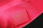 Bagsaaa Louis Vuitton M82627 Félicie Pochette Dragon Fruit Pink - 21 x 12 x 3 cm - 3