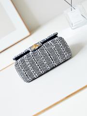 Bagsaaa Chanel Mini Flap Bag AS4384 Black & White Tweed - 14.5 × 19.5 × 7.5 cm - 3