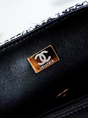 Bagsaaa Chanel Mini Flap Bag AS4384 Black & White Tweed - 14.5 × 19.5 × 7.5 cm - 4