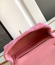 Bagsaaa Chanel Mini Flap Bag AS4385 Pink Tweed - 12.5 × 17 × 5 cm - 3