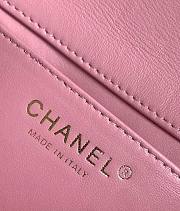 Bagsaaa Chanel Mini Flap Bag AS4385 Pink Tweed - 12.5 × 17 × 5 cm - 4