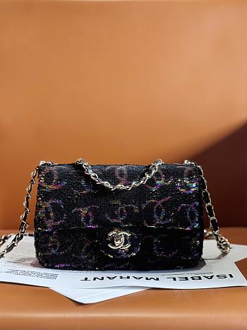 Bagsaaa Chanel Evening Bag AS4297 Black & Multicolor - 13 × 21 × 8 cm