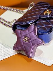 Bagsaaa Chanel Mini Flap Bag & Star Coin Purse AS4646 Purple - 12.5 × 19 × 5 cm - 5