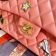 Bagsaaa Chanel Classic Handbag A01112 Coral Pink - 15.5 × 25.5 × 6.5 cm - 5