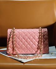 Bagsaaa Chanel Classic Handbag A01112 Coral Pink - 15.5 × 25.5 × 6.5 cm - 3