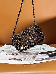 Bagsaaa Chanel Mini Evening Bag AS4588 NT520 Black & Multicolor - 7.4 × 12 × 5.3 cm - 1