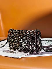 Bagsaaa Chanel Mini Evening Bag AS4588 NT520 Black & Multicolor - 7.4 × 12 × 5.3 cm - 3
