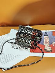 Bagsaaa Chanel Mini Evening Bag AS4588 NT519 Black & Multicolor - 7.4 × 12 × 5.3 cm - 3
