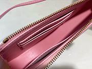 Bagsaaa Dior Saddle Rodeo Pouch Pink Goatskin - 20 x 15 x 4 cm - 5