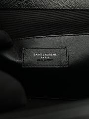Bagsaaa YSL Kate Medium In Grain De Poudre Embossed Leather Black/Silver Hardware 364021 - 24x14.5x5cm - 4