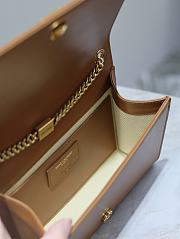 Bagsaaa YSL Kate Small In Canvas And Leather Brown&Beige 742580 - 20x13.5x6cm - 5