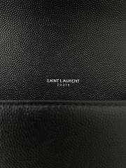 Bagsaaa YSL Kate Small In Grain De Poudre Embossed Leather 469390 Black/Silver - 20x12,5x5 CM - 3