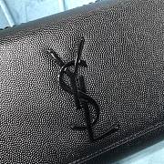 Bagsaaa YSL Kate Small In Grain De Poudre Embossed Leather 469390 Full Black - 20x12,5x5 CM - 3