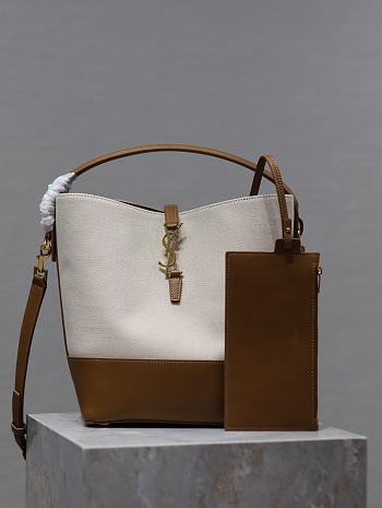 Bagsaaa Le 37 In Canvas And Leather 742828 - 20 X 25 X 16 CM