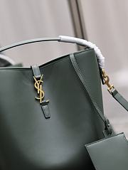 Bagsaaa Le 37 In Dark Green Leather 742828 - 20 X 25 X 16 CM - 2