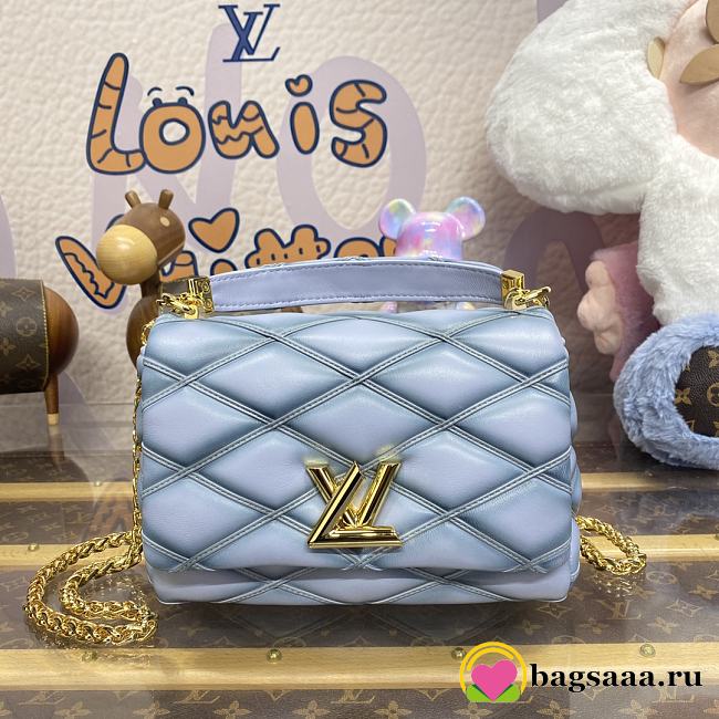 Bagsaaa Louis Vuitton M24186 GO-14 MM Ecume Gray - 23 x 16 x 10 cm - 1