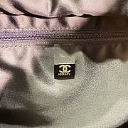 Bagsaaa Chanel Large Bowling Bag Nylon & Silver-Tone Metal Black AS4364 - 16 × 35 × 20 cm - 5