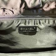 Bagsaaa Chanel Large Bowling Bag Nylon & Silver-Tone Metal Black AS4364 - 16 × 35 × 20 cm - 4