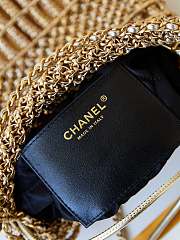 Bagsaaa Chanel 22 Mini Handbag AS3980 Gold Tone - 20×19×6 Cm - 2