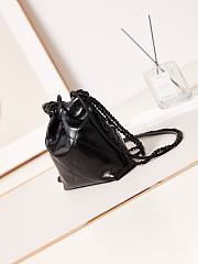 Bagsaaa Chanel 22 Mini Handbag Full Black Letter AS3980 - 20 × 19 × 6 cm - 5