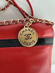 Bagsaaa Chanel 22 Mini Handbag Red & Black AS3980 - 20 × 19 × 6 cm - 3