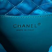 Bagsaaa Chanel 22 Mini Handbag Blue AS3980 - 20 × 19 × 6 cm - 5