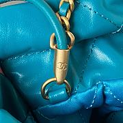 Bagsaaa Chanel 22 Mini Handbag Blue AS3980 - 20 × 19 × 6 cm - 2