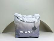 Bagsaaa Chanel 22 Mini Handbag White & Silver AS3980 - 20 × 19 × 6 cm - 1