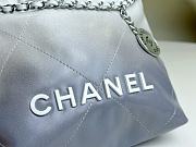 Bagsaaa Chanel 22 Mini Handbag White & Silver AS3980 - 20 × 19 × 6 cm - 2