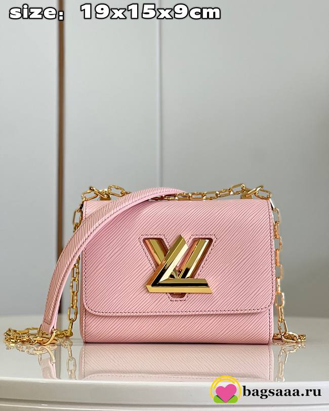 Bagsaaa Louis Vuitton M21027 Twist PM Pink - 19 x 15 x 9 cm - 1