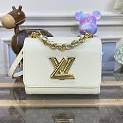 Bagsaaa Louis Vuitton M59852 Twist PM Quartz White - 19 x 15 x 9 cm - 1