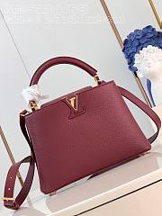 Bagsaaa Louis Vuitton M25128 Capucines BB Dark Red - 27 x 18 x 9 cm - 1