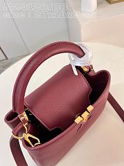 Bagsaaa Louis Vuitton M25128 Capucines BB Dark Red - 27 x 18 x 9 cm - 5