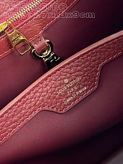 Bagsaaa Louis Vuitton M25128 Capucines BB Dark Red - 27 x 18 x 9 cm - 4