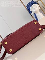 Bagsaaa Louis Vuitton M25128 Capucines BB Dark Red - 27 x 18 x 9 cm - 3