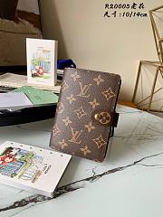 Bagsaaa Louis Vuitton R20005 Small Ring Agenda Cover - 14x10cm - 1