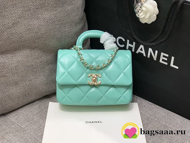 Bagsaaa Chanel Mini AS4543 Blue - 14×20×7cm - 1