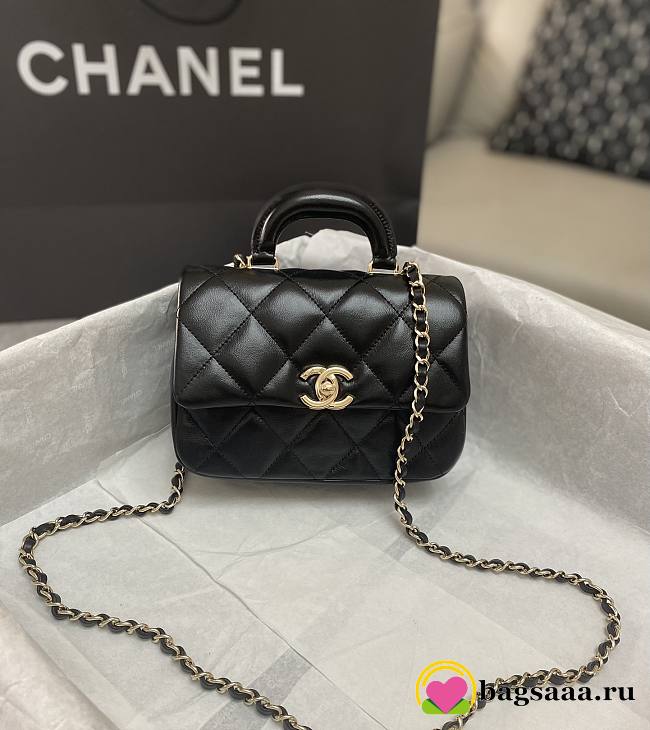 Bagsaaa Chanel Mini AS4543 Black - 14×20×7cm - 1