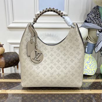 Bagsaaa Louis Vuitton M21775 Carmel Hobo Bag Galet Gray Size 35 x 40 x 17 cm
