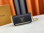 Bagsaaa Louis Vuitton M81560 Lockme Tender Pochette Black - 18 x 9 x 4 cm - 1