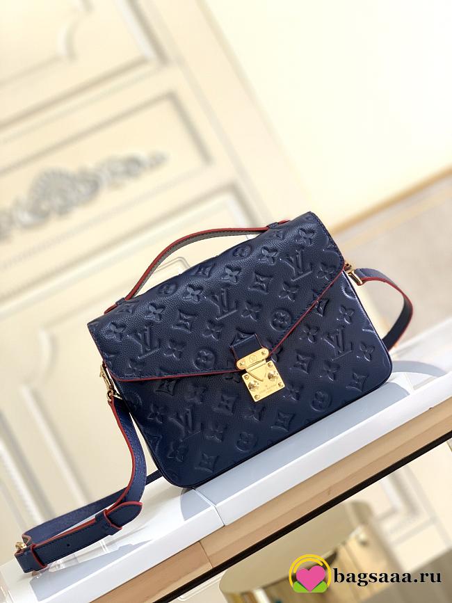 Bagsaaa Louis Vuitton Pochette Métis M44071 Navy Blue - 25 x 19 x 7 cm - 1