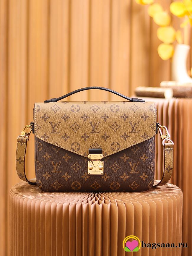 Bagsaaa Louis Vuitton Pochette Métis M44876 Monogram Reverse Coated Canvas - 25 x 19 x 7 cm - 1