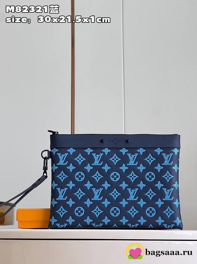 Bagsaaa Louis Vuitton Pochette To-Go M82321 Blue - 30 x 21.5 x 1 cm - 1