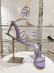 Bagsaaa Rene Caovilla Light Purple Heeled Sandals - 4