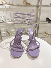 Bagsaaa Rene Caovilla Light Purple Heeled Sandals - 2