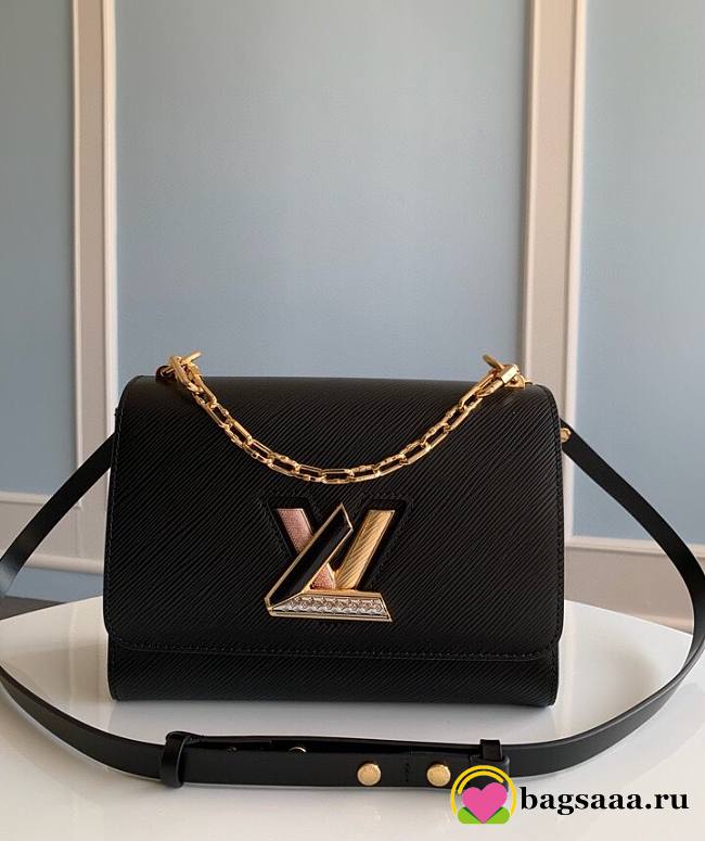 Bagsaaa Louis Vuitton M21031 Twist MM Black - 23 x 17 x 9.5 cm - 1